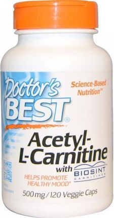 doctors best l carnitine Doctors Best Acetyl-L-Carnitine 120kaps. Reduktor tłuszczu - Ceny i opinie