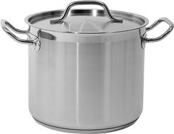 Zdjęcie Yato Garnek Wysoki Z Pokrywką Ze Stali Nierdzewnej 24X20 Cm (Yg-00003) - Wojkowice