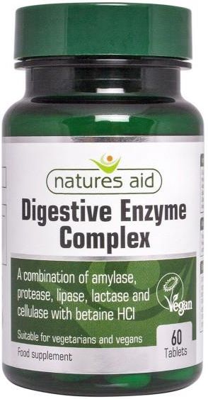 Preparat Medycyny Naturalnej Natures Aid Digestive Enzyme Complex 60 ...