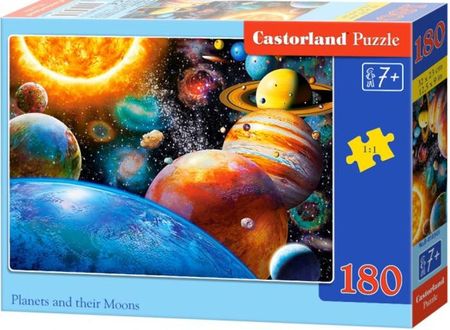 Castorland Puzzle 180 el. Planets And Their Moons