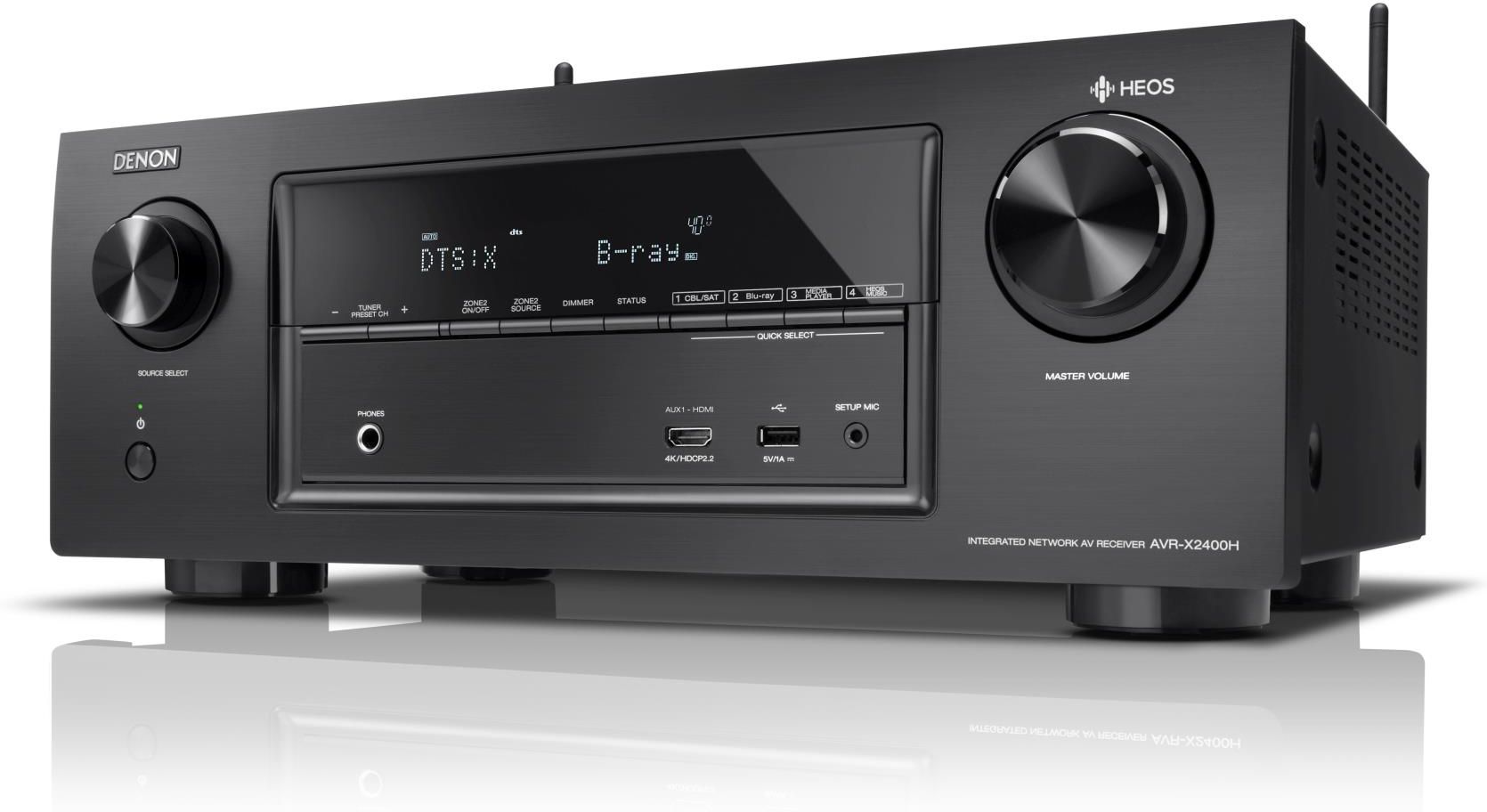 Amplituner Denon AVR-X2400H Czarny - Opinie i ceny na Ceneo.pl