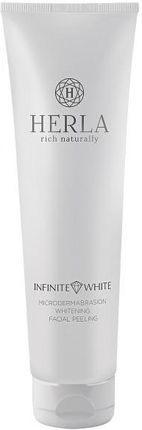 Herla Infinite White Wybielający Peeling Do Twarzy Efekt Mikrodermabrazji 150 ml