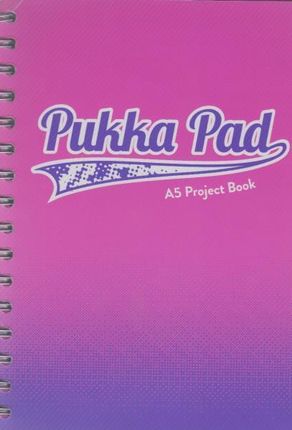 Pukka Pad Project Book Fusion A5/200 W Kratkę Różowy 8412