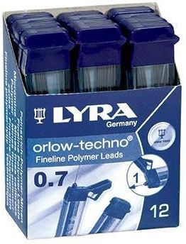 Lyra Grafity Polimerowe Do Ołówków Automatycznych Orlow-Techno 0,7 B 5002101