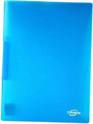 Titanum Skoroszyty A4 Niebieski Przezroczysty 400G (Sktbl)