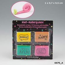 Zdjęcie Zestaw Gumek Do Ścienia 4 szt. 6675A - Śmigiel