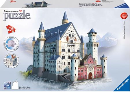 Ravensburger Puzzle 3D 216 el. Zamek Neuschwanstein