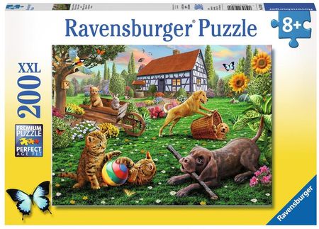 Ravensburger Puzzle Xxl Zabawa W Ogrodzie 200El. (128280)