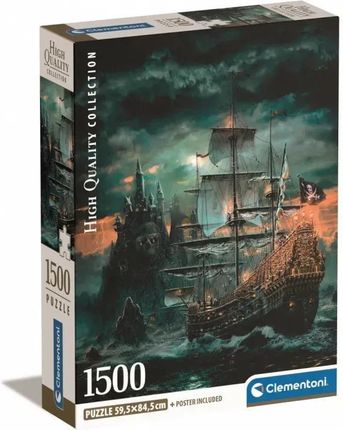 Clementoni Puzzle 1500el. Hq Statek Piracki 31682