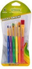 Zdjęcie Amex Pędzelki Szkolne 6 Rozmiarów Cricco - Czempiń