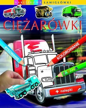 Olesiejuk Naklejkowe łamigłówki - Ciężarówki (127953) 