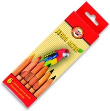 Zdjęcie Koh-I-Noor Kredki Jumbo Natural Special Finish 6 Kol - Bełchatów