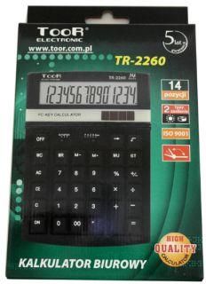Kw Trade Kalkulator Biurowy 14-Pozycyjny Toor