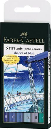 Faber Castell Flamastry Pitt Arist Pen Blue