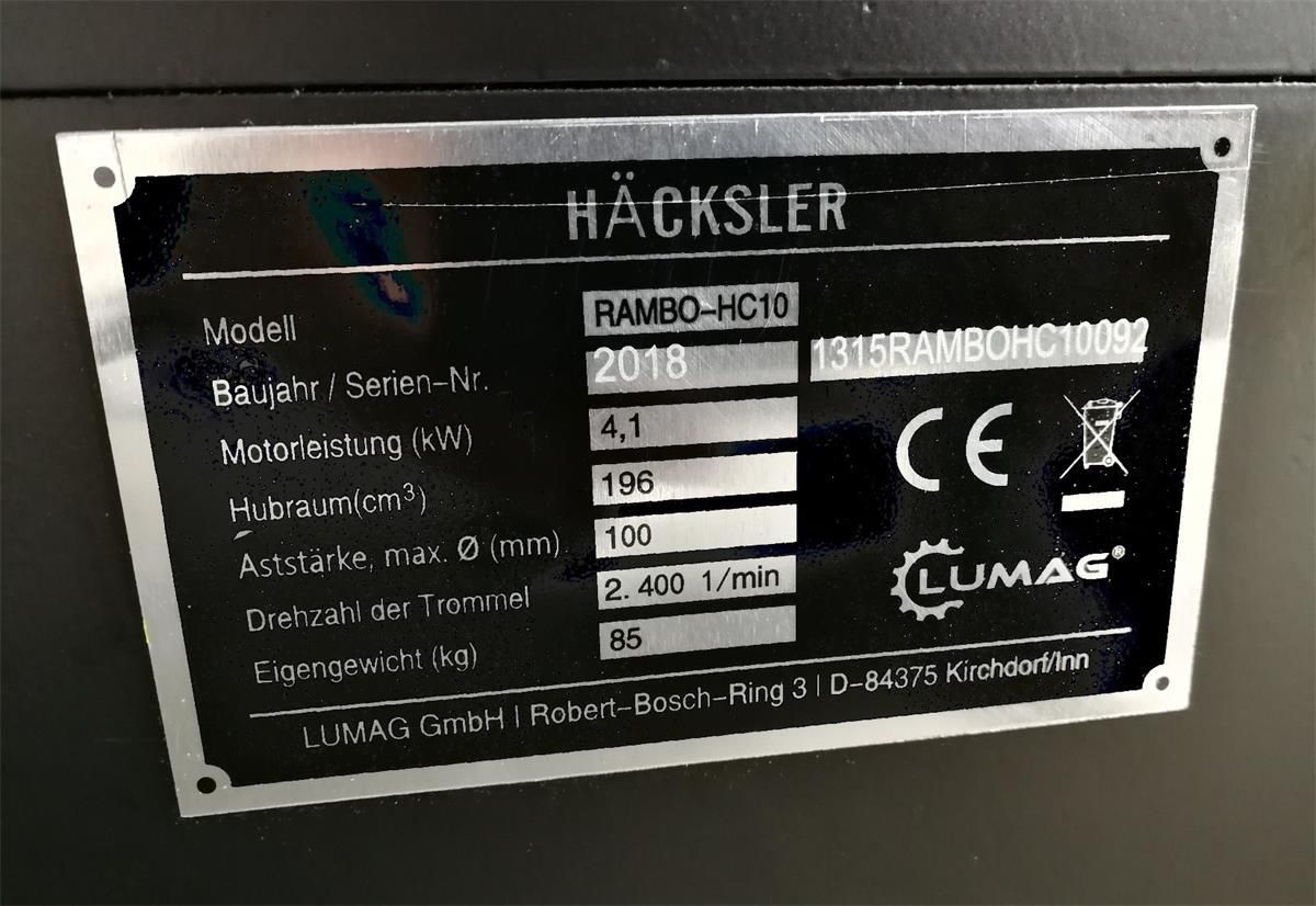 фото Садовый измельчитель Lumag HC 1000 EW