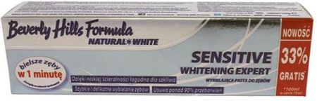 BEVERLY HILLS FORMULA NATURAL WHITE SENSITIVE WHITENING EXPERT pasta do zębów 100ml