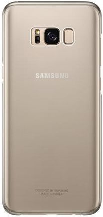 Samsung Clear Cover do Galaxy S8 Plus Złoty (EF-QG955CFEGWW)