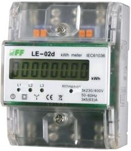F&F Licznik energii elektrycznej LE-02d