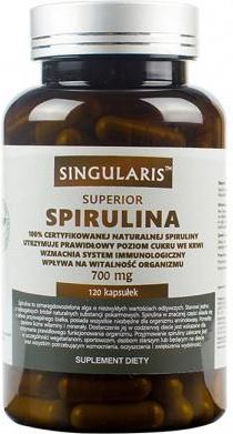 Singularis Spirulina 700mg 120 kaps.