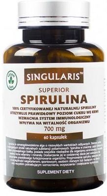 Singularis Spirulina 700mg 60 kaps.