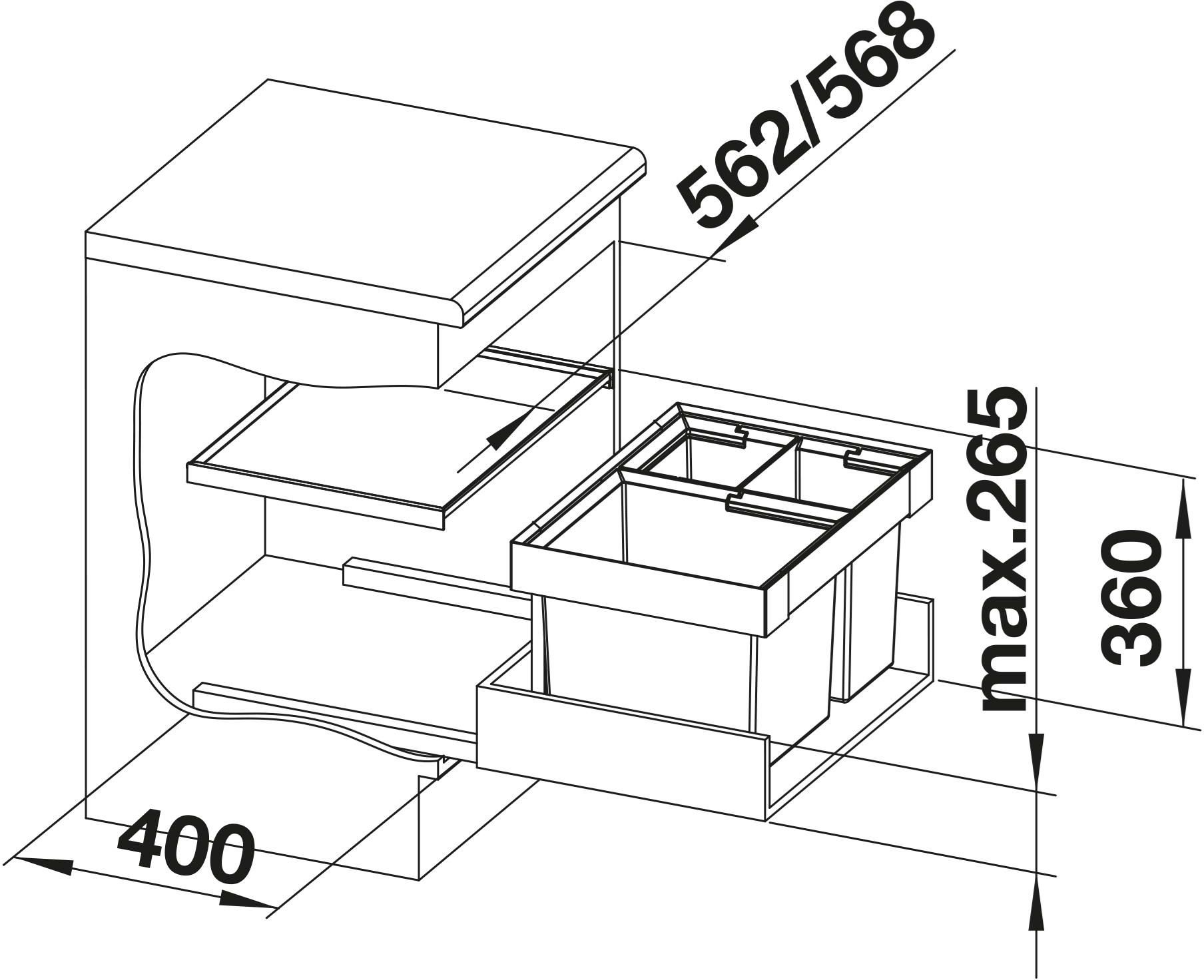 Blanco Flexon II XL 60/3 (521473)