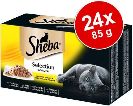 Sheba Selection in Sauce tacka 24x85g 