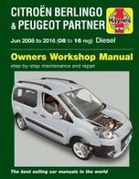 Citroen Berlingo &amp; Peugeot Partner Diesel (June 08 - 16) 08 to 16 Haynes Repair Manual