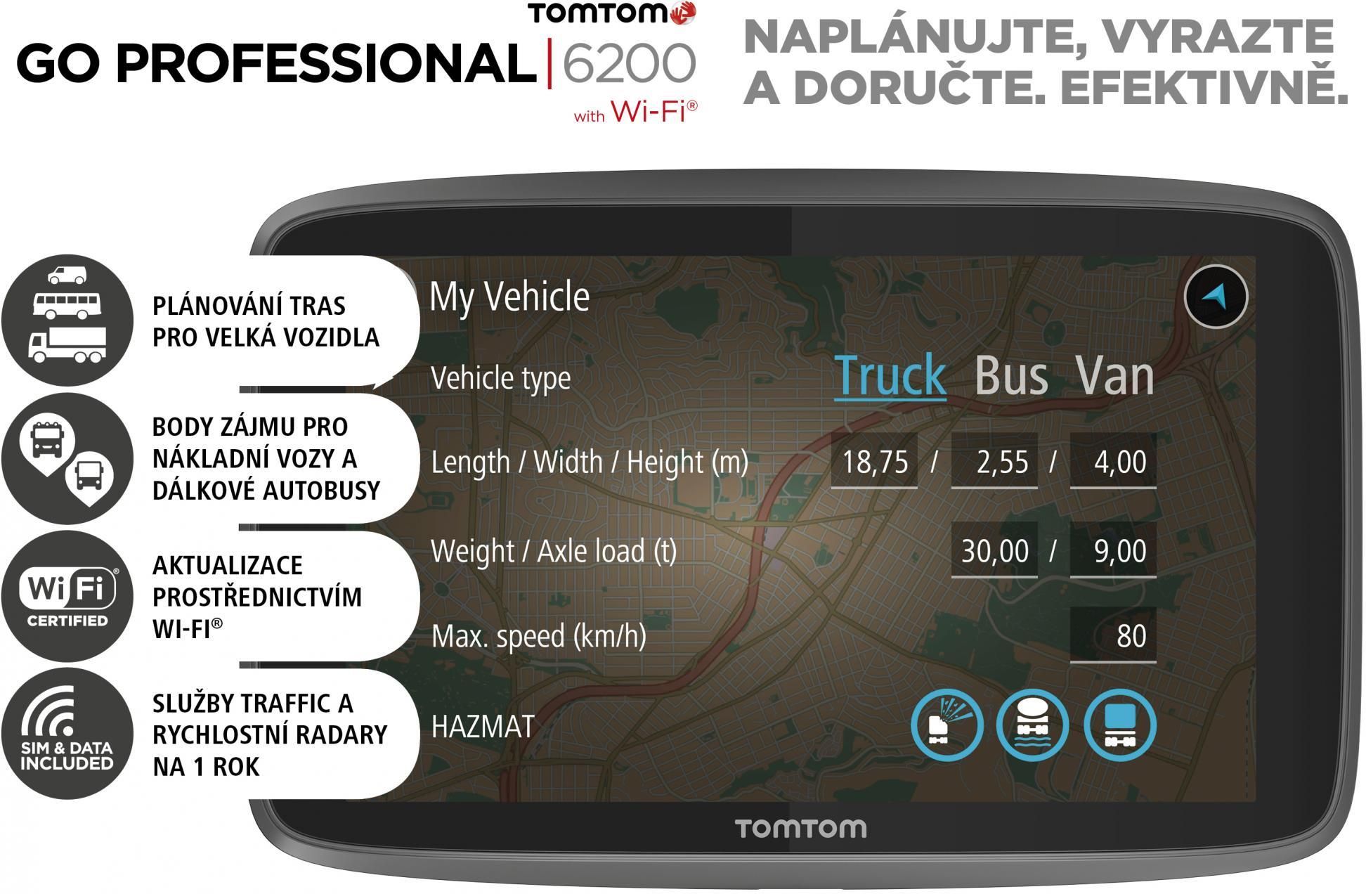 Tomtom Go 6200 Professional