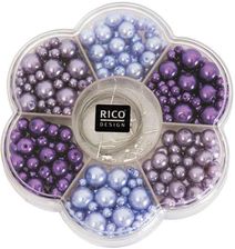 Zdjęcie Rico Design zestaw biżuteryjny perły Liliowe - Gdynia