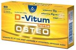 Zdjęcie Oleofarm D-Vitum Forte Osteo 60tabl. - Jedwabne