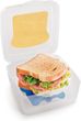 Lunch box / Śniadaniówka plastikowa z wkładem chłodzącym SNIPS TAKE AWAY BIAŁA
