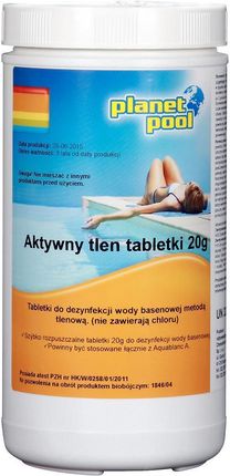 Planet Pool Chemia Basenowa Aktywny Tlen Tabletki 20G 1 Kg