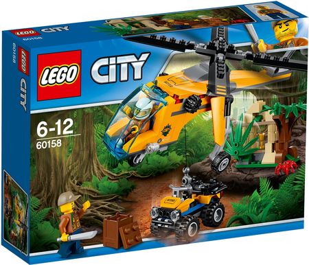LEGO City 60158 Jungle Explorers Helikopter transportowy 