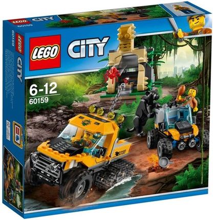 LEGO City 60159 Jungle Explorers Misja Półgąsienicowej Terenówki 