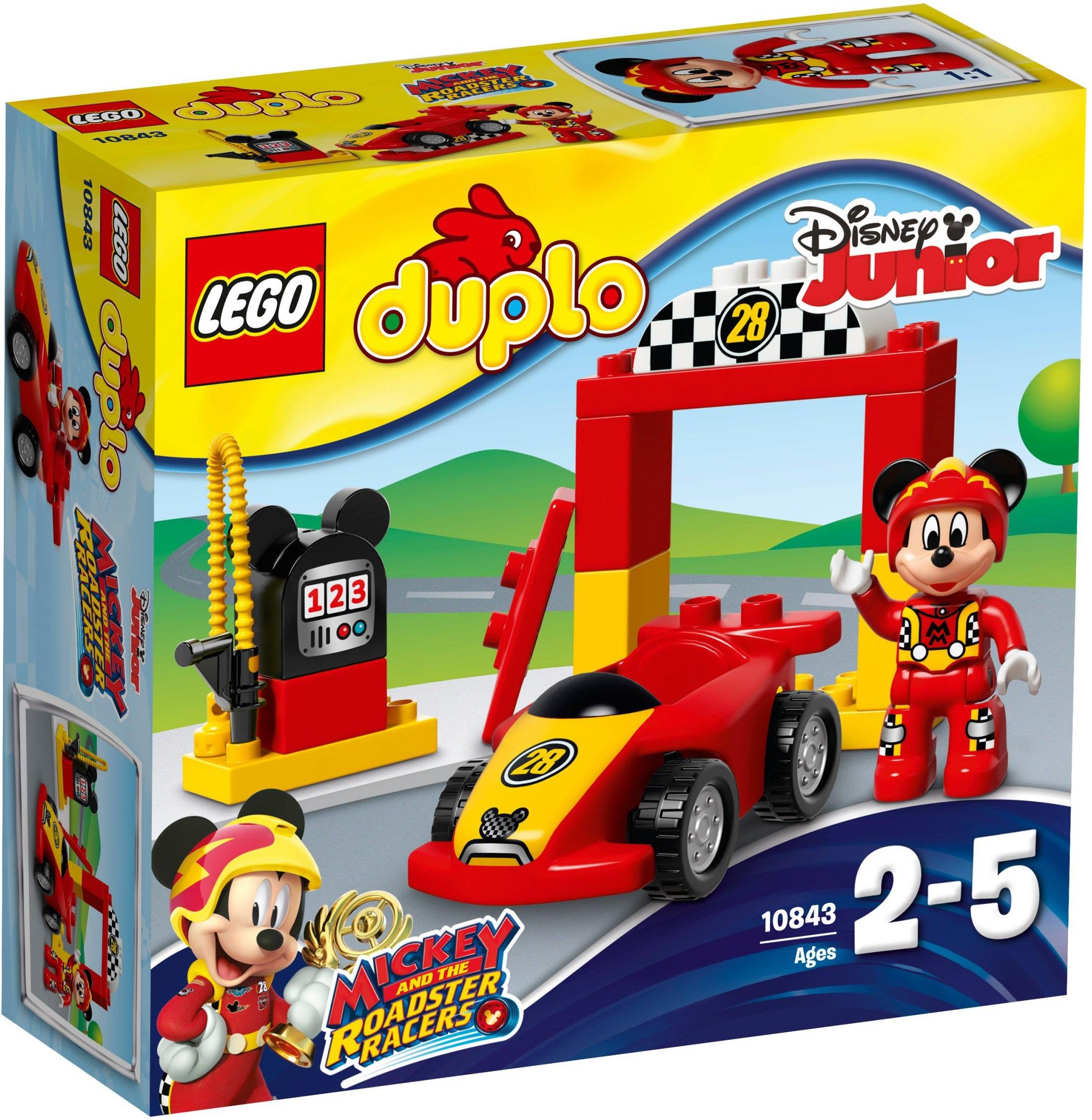 Klocki Lego Duplo Wyścigówka Mikiego 10843 Ceny I Opinie Ceneopl