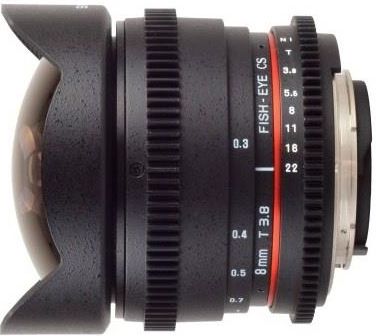 Samyang 8mm T3.8 Fish-eye VDSLR (Nikon)