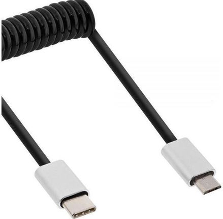 InLine USB C - USB A (M/M) Czarny 1m (35871)