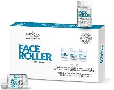 farmona professional Farmona Face Roller Aktywny koncentrat anti-ageing do zabiegów mezoterapii mikroigłowej 5x5ml