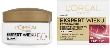 L’Oreal Paris Ekspert Wieku Przeciwzmarszczkowy ujędrniający 50+ na dzień 50ml