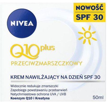 Krem Nivea Q10 Plus Day Cream SPF30 na dzień 50ml