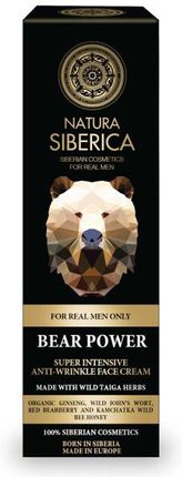 Krem Natura Siberica Men Przeciwzmarszczkowy Siła Niedźwiedzia na dzień 50ml