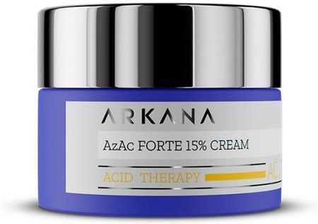 Krem Arkana AzAc Forte 15% z kwasem azelainowym i azelolicyną na dzień i noc 50ml
