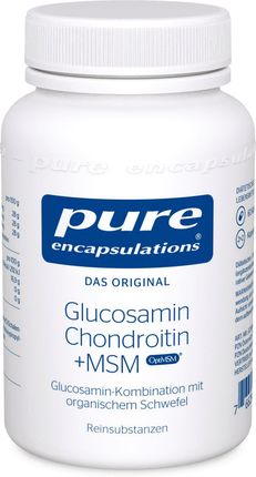 pure encapsulations Glukozamina + chondroityna + MSM 60 kaps.
