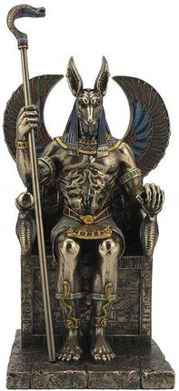 Veronese Egipski Bóg Anubis Na Tronie