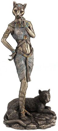 Veronese Egipska Bogini Bastet Z Panterą