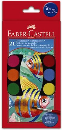 Faber-Castell Farby akwarelowe RYBKA 21 kolorów