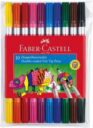 Faber-Castell Pisaki dwustronne 10 kolorów