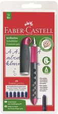 Zdjęcie Faber-Castell Pióro wieczne Scribolino dla leworęcznych różowo/czarne + naboje - Dobrzyń nad Wisłą