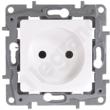Zdjęcie Legrand Niloe Gniazdo 2P 16A Z Przesłoną Zaciski Śrubowe Biały  764538 - Andrychów