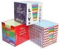 Zdjęcie Inbook Kostka papierowa fluo/biała 9x9x9 cm w kubiku - Kościan